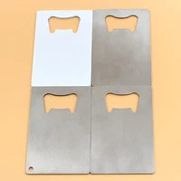 

Wholesale Custom Beer Metal Stainless Steel Blank Card Bottle Openers