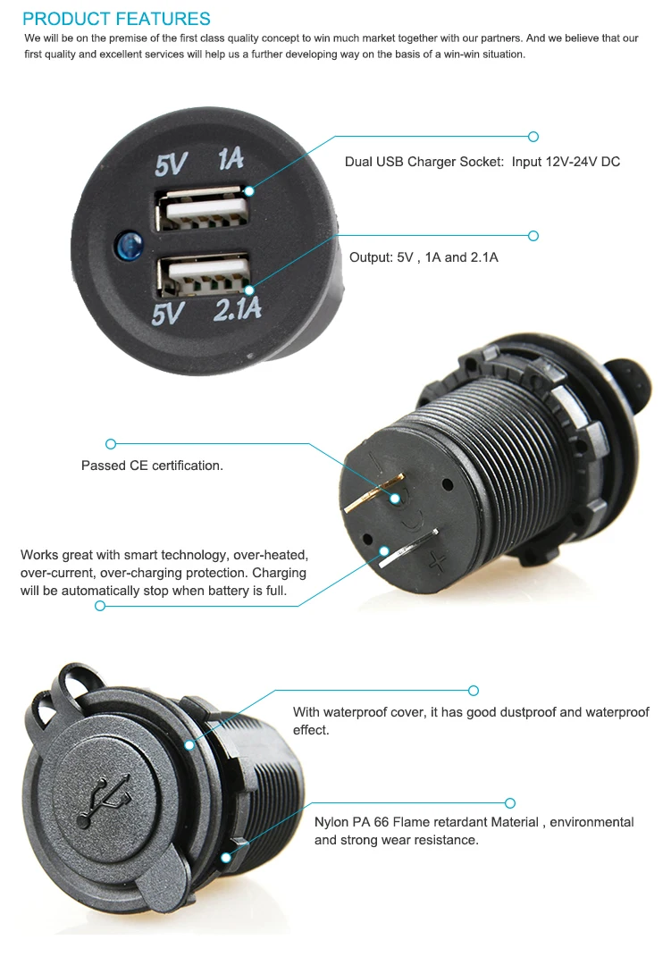 dual USB socket