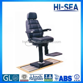 Marine Gas Lifting Helmsman Captain Chair Seat With Rail And Round Column Buy Marine Rail Type Pilot Helsman Chair Marine Captain Chair With Round