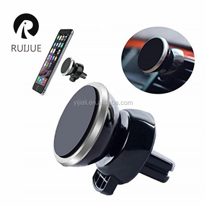 

360 Degree magnetic mobile car phone holder for car air vent, Gold/rose gold/blue/silver/red