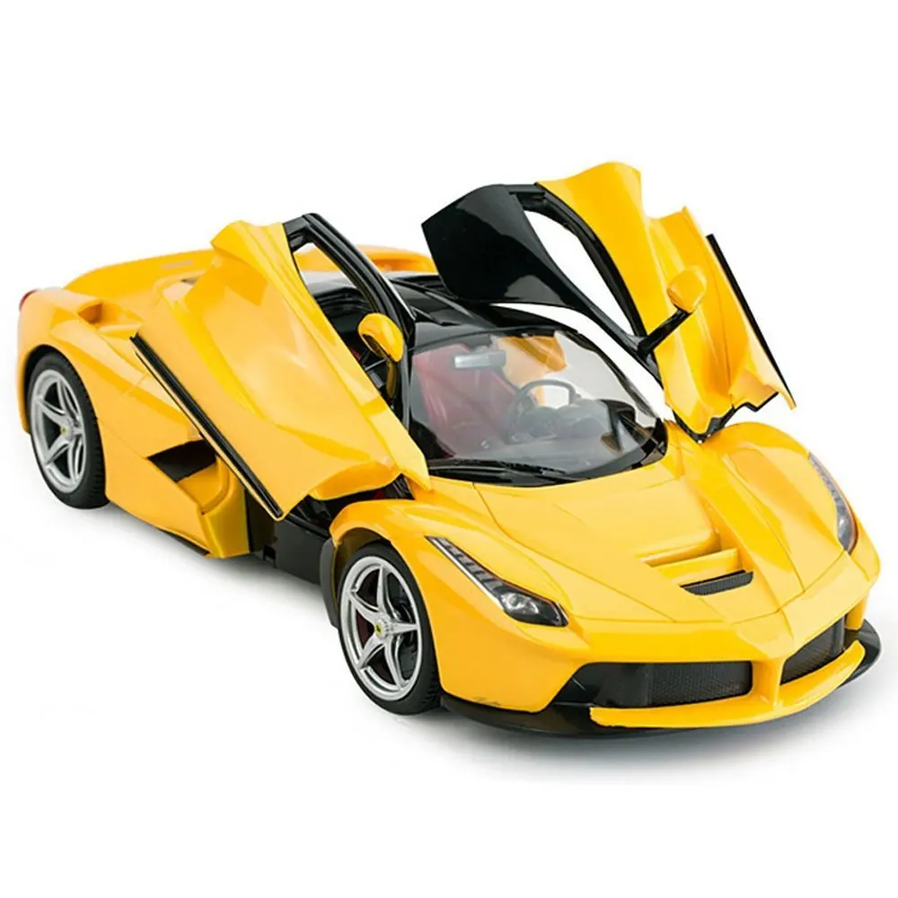 yellow ferrari toy car