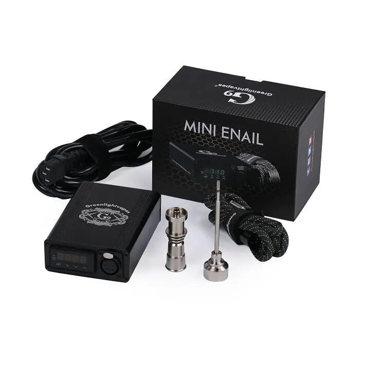 2018 hot selling G9 mini enail dry herb kevlar coil heater most welcomed smoke vaporizer in CA & USA