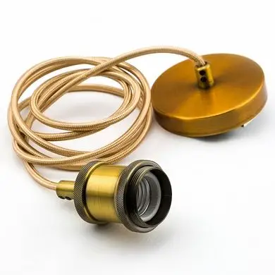 
E26 E27 electrical vintage lighting holder ceiling lamp pendant cord for home 
