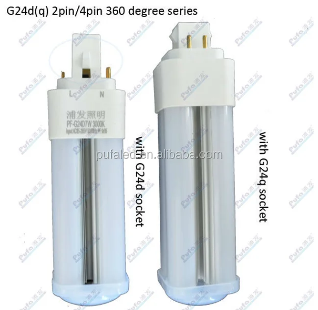 G24q 2 Base G24d 3 Led,Electronic Ballast Compatible Pl G24 Led Lamps
