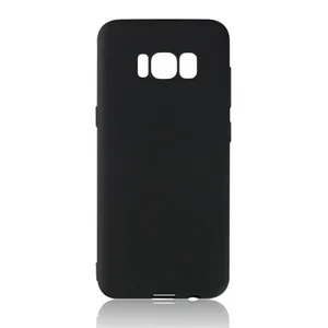 Black Custom 3d Silicone Phone Case UV Print for Samsung S8 S8plus