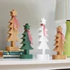 Custom Different Christmas Wooden Tree Home Decoration