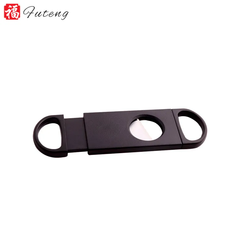 

Custom Best Quality Metal Double Blade Cigar Cutter Gift Set Travel Cigar Humidor Cigar Cutter