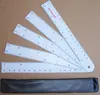 Kearing manufacture 5pcs as a set plastic flexible fan shaped scale ruler with accurate scale for engineering design#8500-5