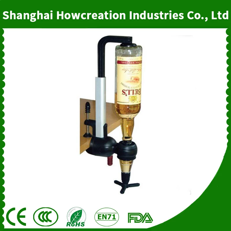 Stand Beer Dispenser For One Bottle,Wall Mounted Wine Alcohol Liquor