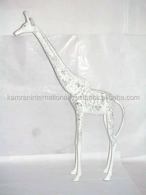 Aluminum Metal Giraffe Figurine Garden Ornaments Decorations