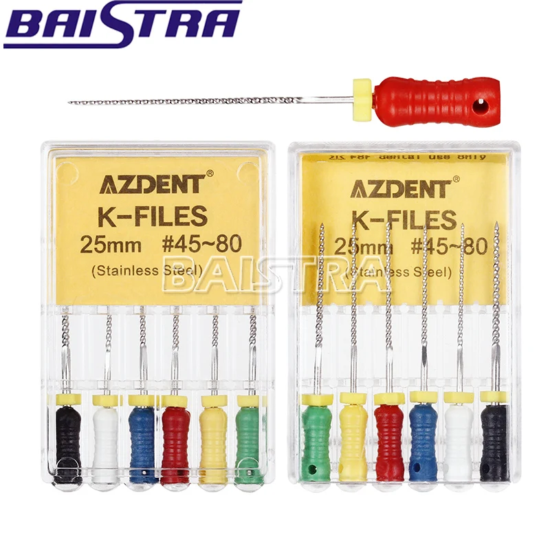 Stainless Steel Root Canal Dental K Files / Dental H Files / Hand Use