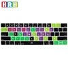 Shortcuts Keyboard Cover Waterproof Keyboard Protector Function Key For macbook pro 13 touch bar a1707 a1706 us keyboard
