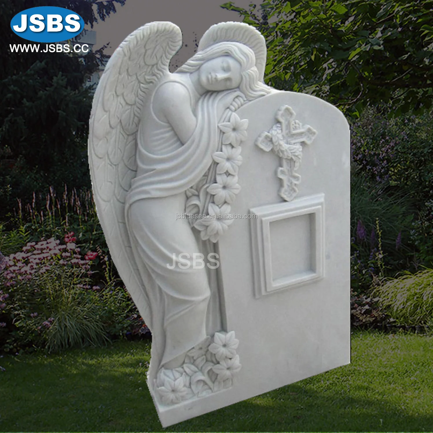 Large Hand Carved White Marble Graveyard Angels Statue Buy Large Hand