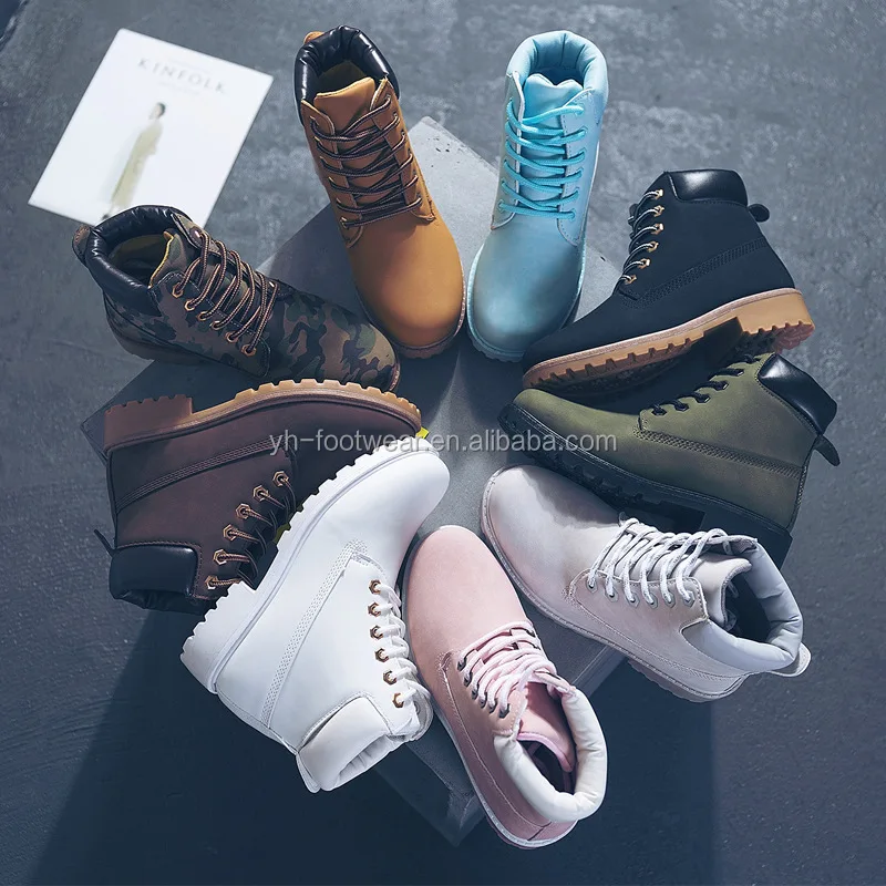 

Female Martin Boots PU leather Cheaper Fashion Boots Wholesale, Kinds colors