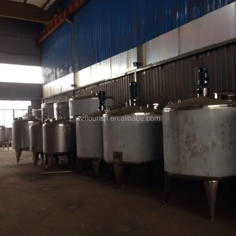 High Quality Stainless Steel Liquid Mixing Tank For Yogurt Processing