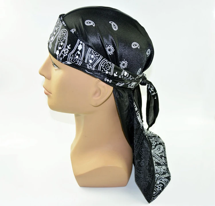 Wholesale Hot Sale Cheap Solid Durag With Customized Logo Silky Satin Durag - Buy Durag With ...
