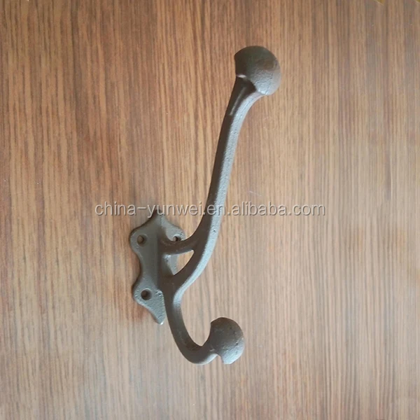 rustic iron wall hooks