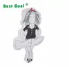 Small And Exquisite Good Quality Wooden Character Image Wall Clock