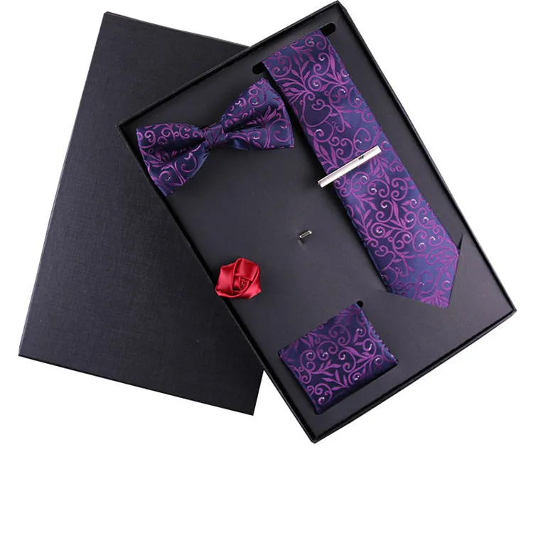 Custom Bow Tie Gift Boxes Packaging Box With Insert Cardboard Box Logo