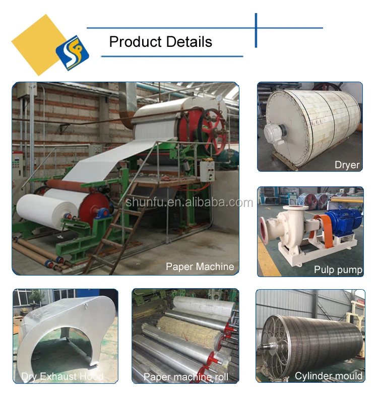 Paper machine details