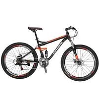 

EUROBIKE S7 27.5'' STEEL 21 SPEED FULL SUSPENSION FRAME MOST VALUABLE AND FASHION WHOLESALE MTB MOUNTAIN BIKE
