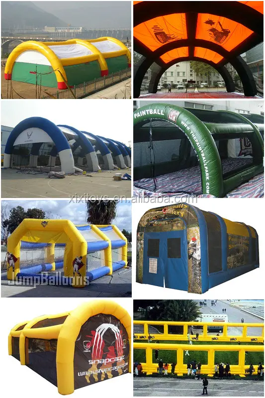 Airtight Inflatable Paintball Wall Inflatable Shooting Paintball
