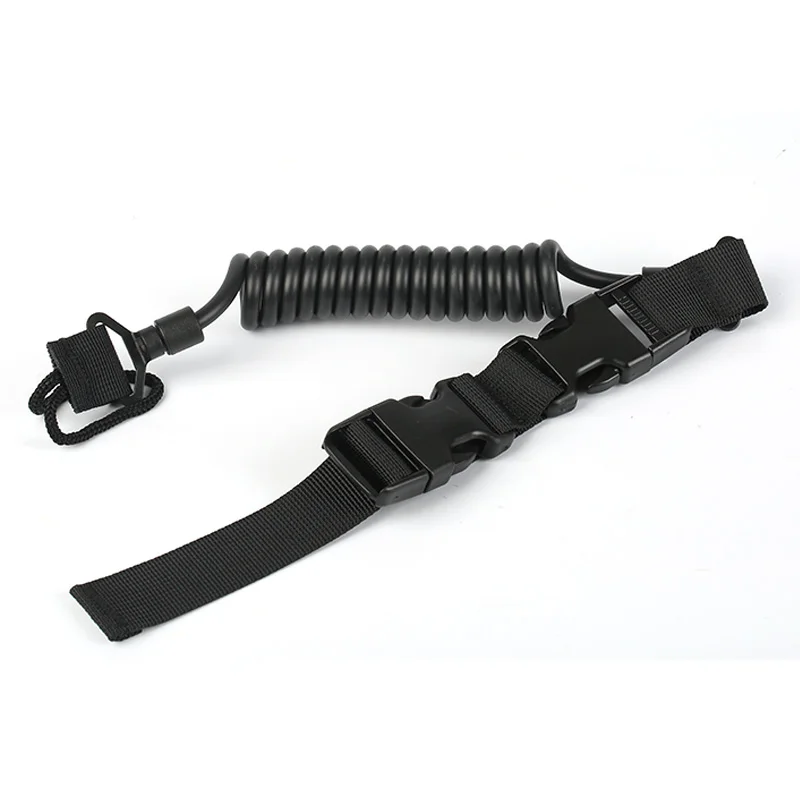 

Tactical spring gun sling with hanging buckle for handgun weapon, Black,tan,od