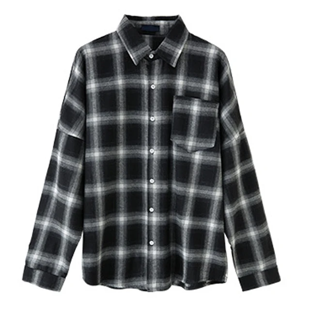 

Winter season hot sale mens flannel check shirt