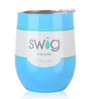 

Wholesale Custom 12oz Vacuum Double Wall Stainless Steel Swig Egg Wine Cup Blank Sublimation Tumbler