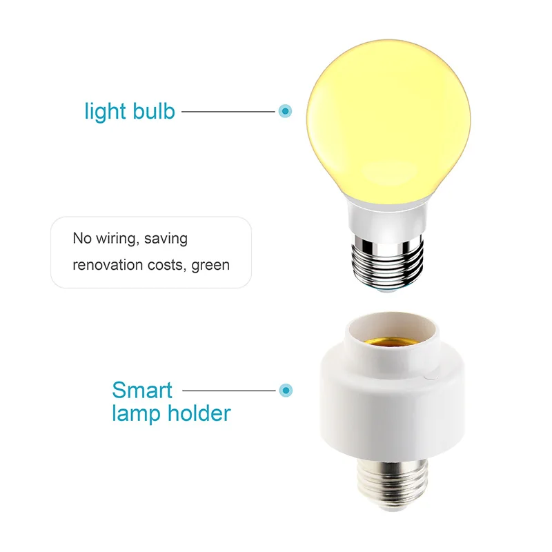 Factory Price New Designed Remote Control Smart Light Bulb Base - Buy