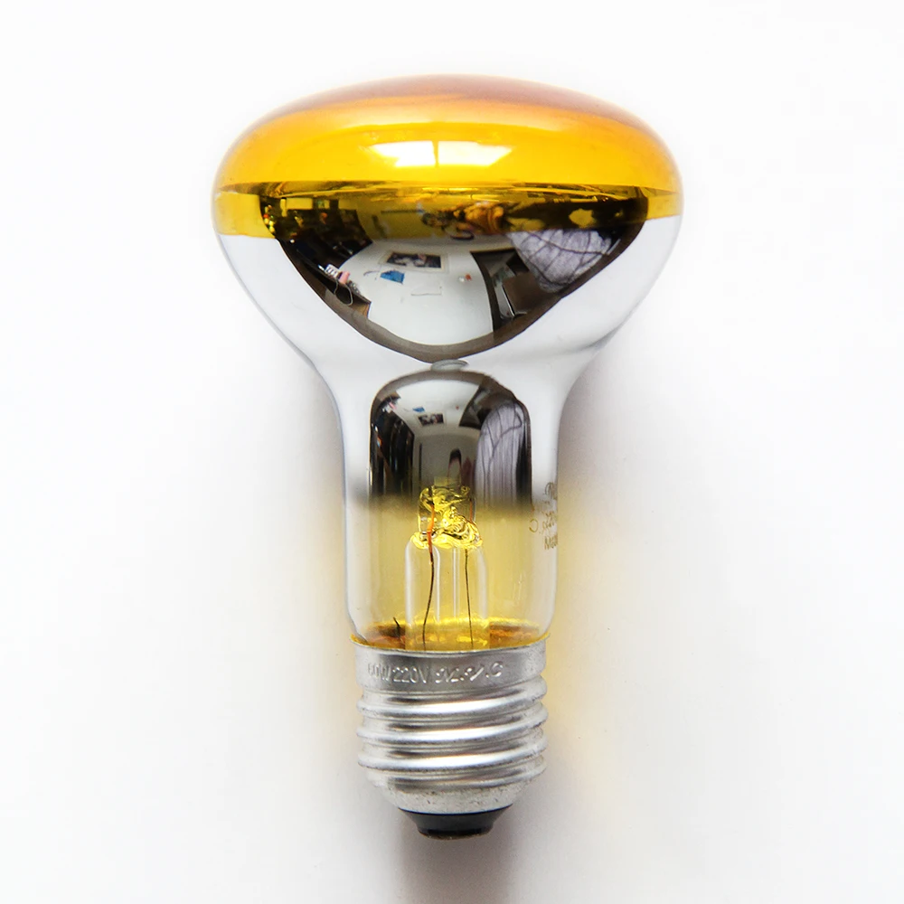 R63 E27 antique modern Edison style incandescent reflector light bulb