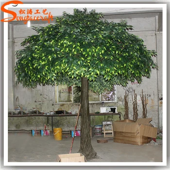 Decorative Cheap Indoor Artificial Banyan Tree Plant Bonsai