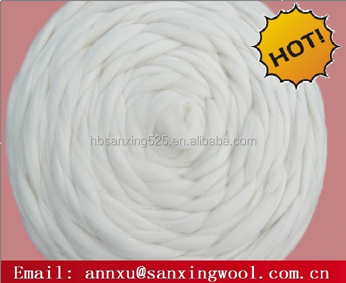 
best quality china merino wool tops roving ,22mic up78mm 