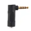 3.5mm Jack Right Angle Male To Female Audio Stereo Headphone Plug Adapter Converter