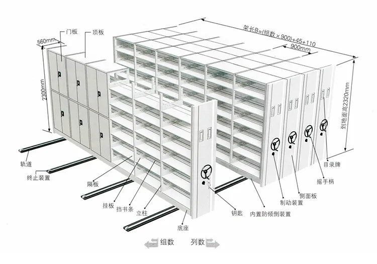 Library Or School Furniture Compact Document Shelf Metal Mass Shelf Buy Compact Shelving