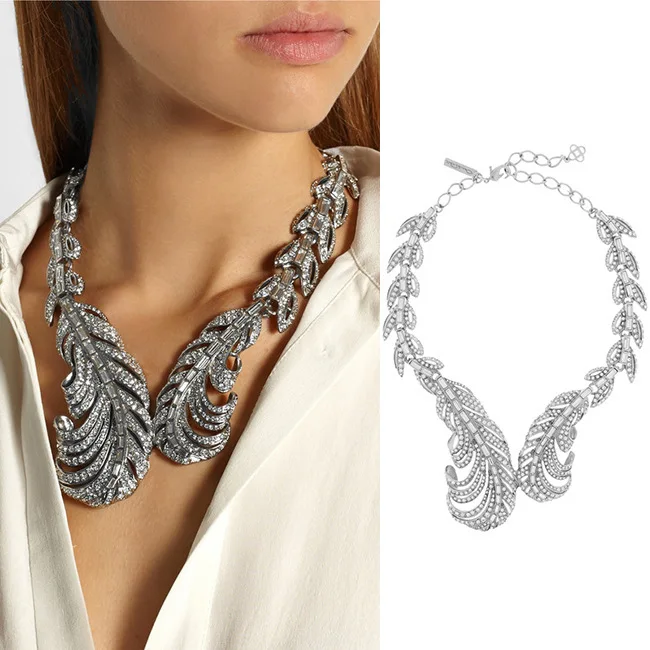 

2019 Fashion Silver Necklace Earring Jewelry Sets