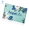 Custom floral pattern garment clothing packing corrugated mailing box