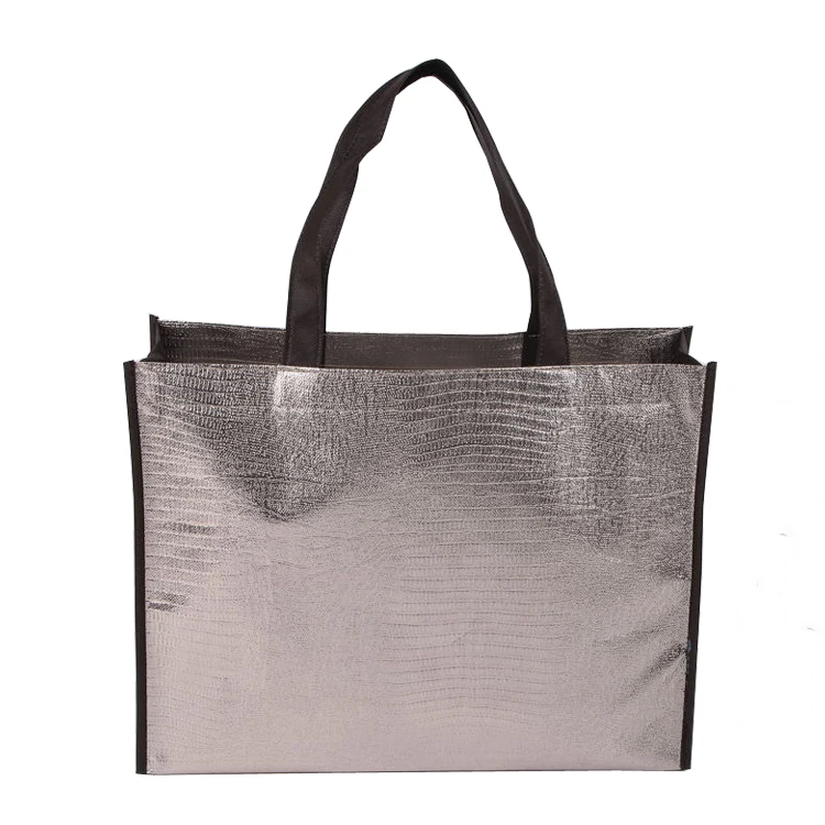 metallic non woven bags