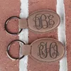 Custom Laser Engraved Monogram Keychain