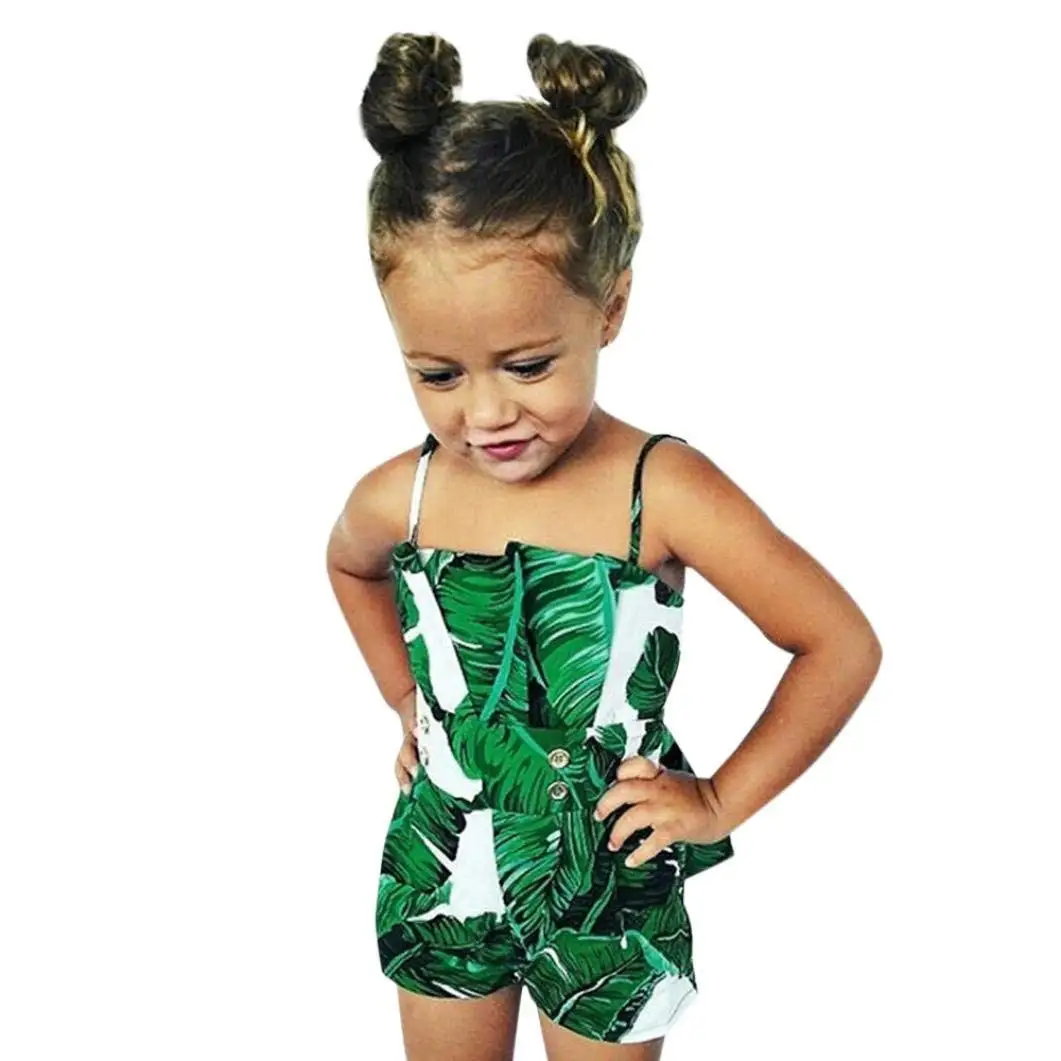 girls khaki jumpsuit