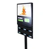 21.5inch lcd advertising screen display with qi wireless charge dock for mobile phone charger