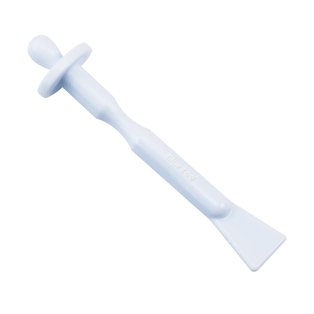 

Double plastic rod Hair removal scraper Nose Hair Wax Stick, White
