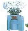 Loop cut circular knitting machine for high pile plush