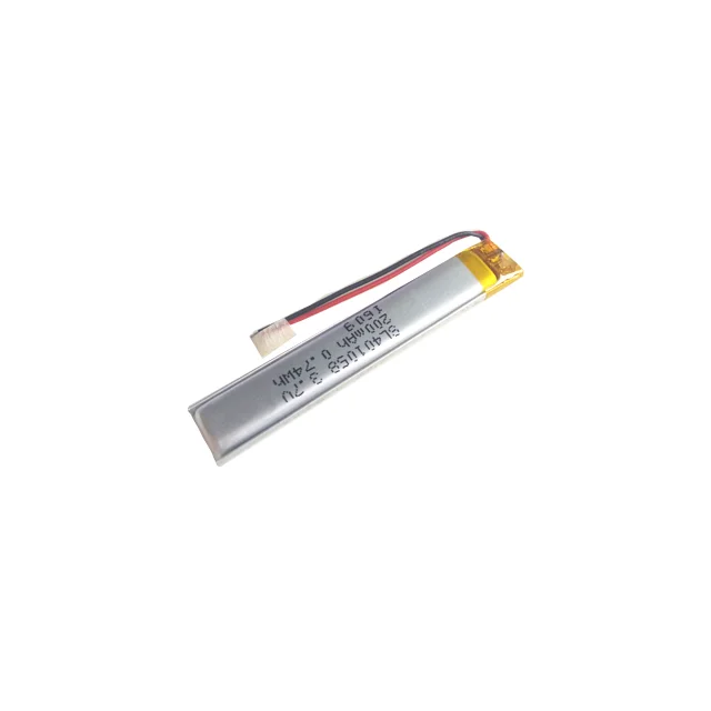 
Long cycle life li-po battery 401058 0.74wh 3.7v 200mah lithium polymer battery for facemaster 
