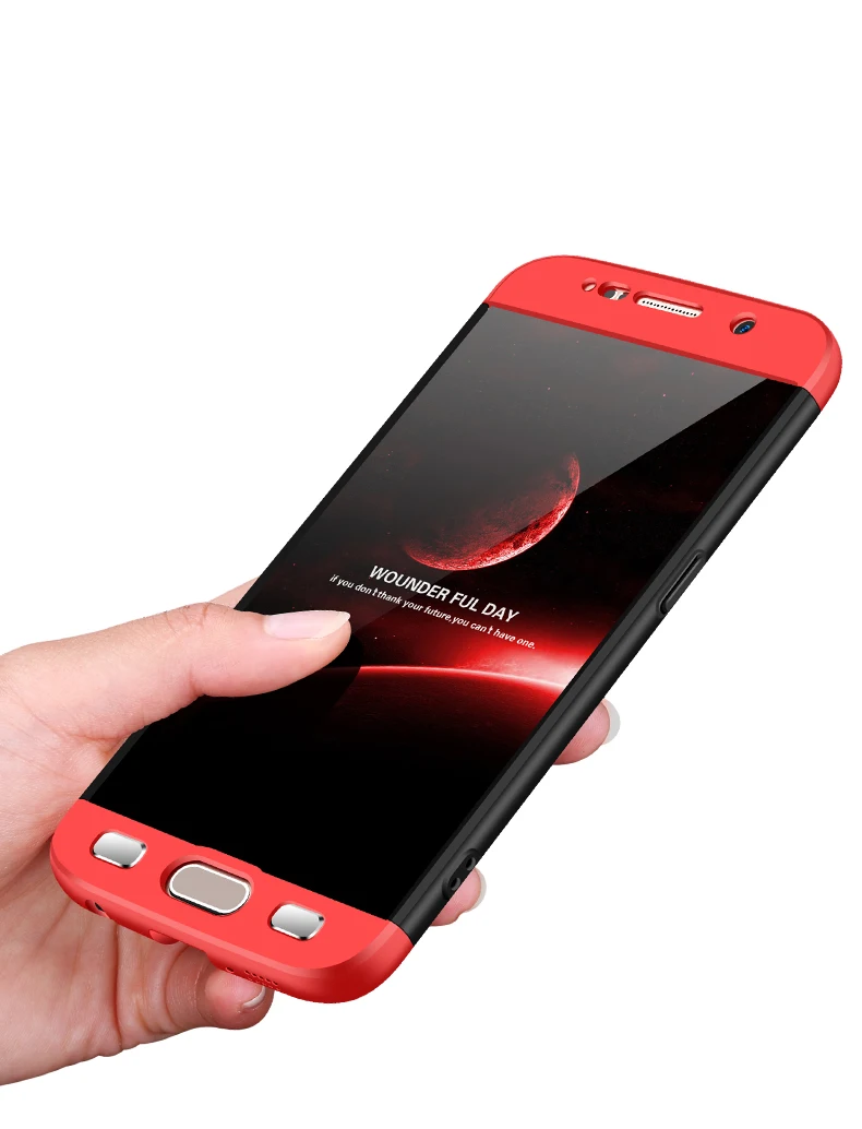 2018 hot sell 360 cover Removable 3in1 Hard PC Shield Back Cover Case for Samsung Galaxy S6 phone cases