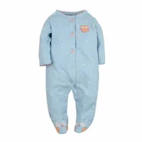 

Popular Sale long sleeve 100% cotton romper newborn baby clothes