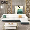 Custom variety of styles genuine leather furniture sofa set 7 seater