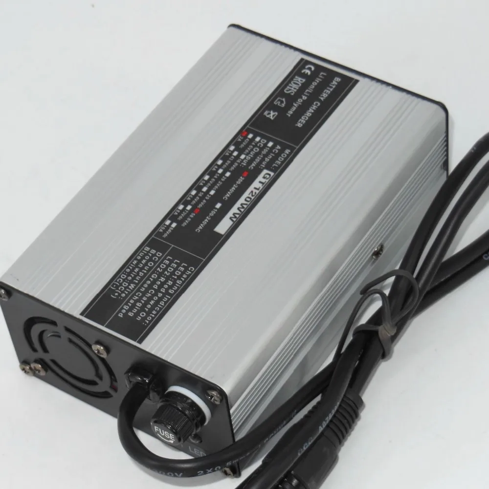 120w 58.8v 2a Aluminum Ebike Scooter Charger Liion And Lipo Battery