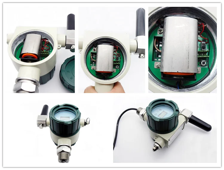 Gprs Zigbee Module Water Pressure Level Sensor Wireless With Lcd Real
