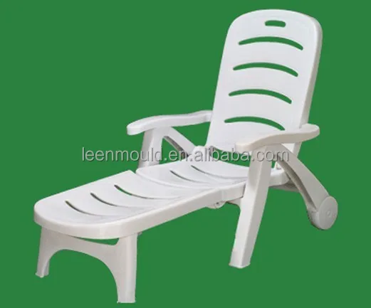 Hot Sale White Plastic Pool Lounge Chairs,Foldable Plastic Chair ...